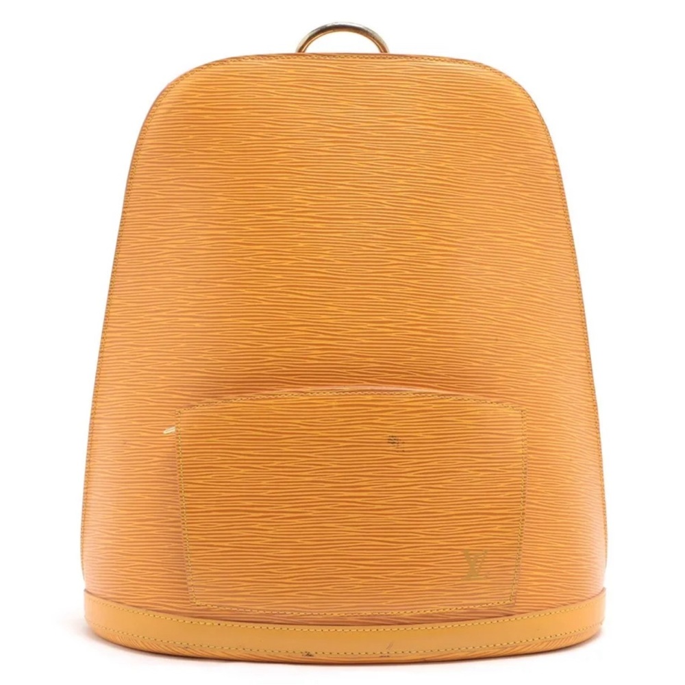 Louis Vuitton Textured Orange Backpack